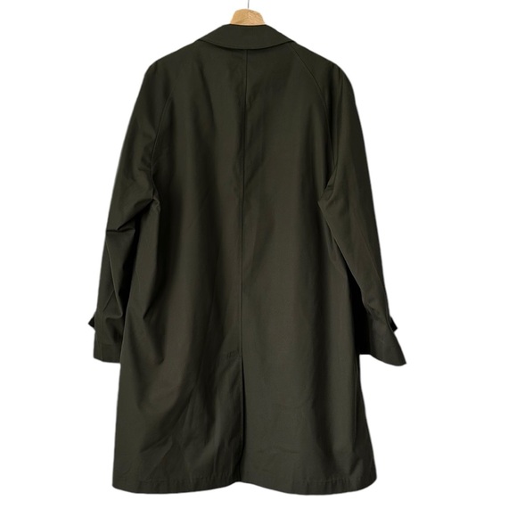 Vintage Plymouth of Boston green weather proof coat zip out lining rain mac M - Picture 7 of 7